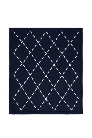 coperta in lana blu LITTLE BEAR KIDS | 2139BLULATTE